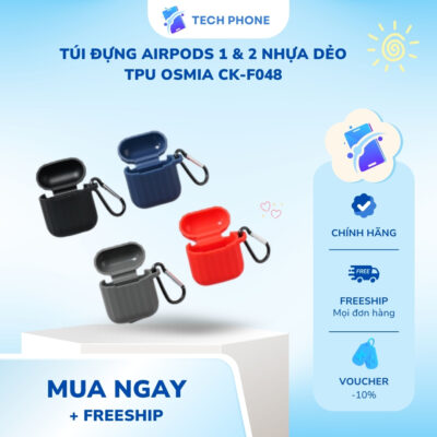 Túi đựng Airpods 1 & 2 nhựa dẻo