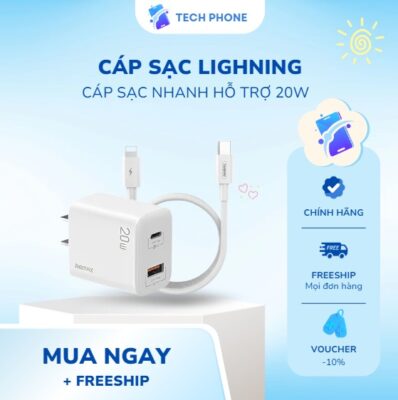  Cáp Sạc Lightning Chất Lượng - Tech Phone