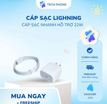 Cáp Sạc Lightning Chất Lượng - Tech Phone