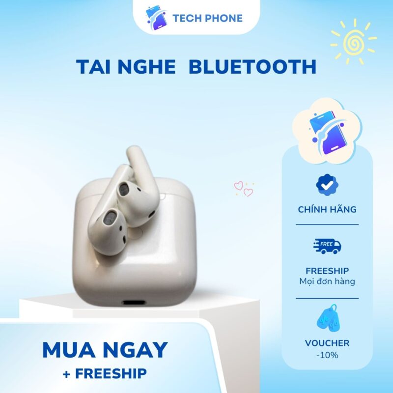 Tai nghe không dây là một phụ kiện công nghệ hiện đại, mang đến trải nghiệm nghe nhạc và gọi điện thoại tiện lợi mà không bị vướng víu bởi dây cáp